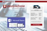 Prêt pour - peoplefone€¦ · Office 365 services Office 365 Enterprise E5 CHF40.20 The Office suite, plus email, instant messaging, HD video conferencing, 1 TB personal file storage