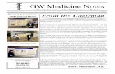 GW Medicine Notes - George Washington University...The George Washington University Medical Faculty Associates Department of Medicine, Suite 8-416 2150 Pennsylvania Avenue, NW GW Medicine