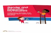 Gender and Education – Mythbusters - ShortCutsTVGender and Education – Mythbusters Addressing Gender and Achievement: Myths and Realities ii Addressing Gender and Achievement: