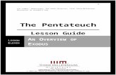 The Pentateuch - Thirdmill€¦  · Web viewExodus is referred to in the New Testament approximately 240 times (e.g., 1 Corinthians 10:1-5). The book of Exodus is relevant for modern