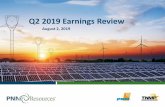 Q2 2019 Earnings Review - PNM ResourcesQ2 2019 Earnings Review August 2, 2019 . Safe Harbor Statement 2 Statements made in this presentation for PNM Resources, Inc. (“PNMR”), Public
