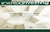 ETF Leadership Matters: Crafting - EntrepreneurShares LLC · 2019-01-10 · LEADERSHIP MATTERS: CRAFTING A SMART BETA PORTFOLIO WITH A FOUNDER-CEO TWIST WINTER 2017 volatility, or