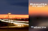 Results - Abertis · FY 2017 Results. 7 February 2018 Download full tables & data forecasted), France 16 7 n 16 7 e 62,612 64,589 2016 2017 Italy Activity Abertis closed 2017 with