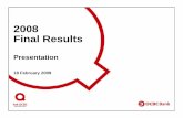 2008 Results Presentation - OCBC Bank...5 Excluding GEH – FY08 operating profit grew 13%, core net profit declined 7% 5 (4) 15 (7) (6) 12 n.m. 13 10 11 (13) 25 +/(-)% YoY Core Net