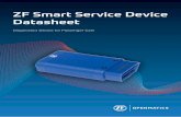 Smart service ZF DESIGN online · 2019-07-23 · ZF Smart Service Device ZF Smart Service Device is a diagnostics device for cars and offers 4 service and 1 diagnostic functionality