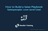 © 2019 Sandler and Playboox. All ... - Sales Enablement PRO · Sales Playbook is the Sales Enablement Critical Success Factor 7%. That [s the percentage of Sales Enablement programs