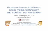 Hot Nutrition Issues in Social Network: Social media, technology, … · 2020-02-11 · Hot Nutrition Issues in Social Network: Social media, technology, and nutrition communication
