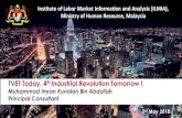TVET Today, 4 Industrial Revolution Tomorrow · Industry 4.0/Digital Transformation: The Malaysian ... Wholesale trade Advanced manufacturing Oil and gas Utilities Chemicals and pharmaceuticals