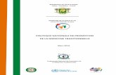 POLITIQUE NATIONALE DE PROMOTION DE LA MEDECINE TRADITIONNELLE - Ministère de … NATIONALE DE... · 2017-11-24 · la Médecine et de la Pharmacopée Traditionnelles dans le système