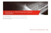Leading a 360-Degree Digital Transition...Leading a 360-Degree Digital Transition Embracing the digital revolution is about bold management, not just technology. By Laurent-Pierre