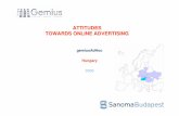 ATTITUDES TOWARDS ONLINE ADVERTISINGpliki.gemius.pl/Raporty/2006/Gemius SA_Attitude... · General attitudes towards online advertising (2) • Characteristics of advertisements which