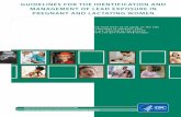 Guidelines for the identification and management of lead exposure … · 2019-07-30 · GUIDELINES FOR THE IDENTIFICATION AND MANAGEMENT OF LEAD EXPOSURE IN PREGNANT AND LACTATING
