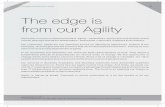 The edge is from our Agility€¦ · Deloitte Technology Fast 500 Asia Pacific 2010 The Second Annual Inc. India 500 Award 2010 IBM's Best Websphere Partner Award 2010 BCI Continuity