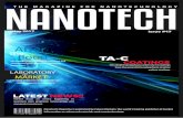THE MAGAZINE FOR NANOTECHNOLOGY NANOTECH · information on advanced materials and nanotechnology. The fast-growing market for moisture and waterproof nanocoatings in consumer ...