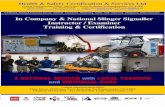In Company & National Slinger Signaller Instructor / … Signaller Trainer...Objectives, Reason why, Incentive, Stages, Use of aids (Powerpoints, White boards, models, Overhead projectors
