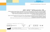 ID-Vit® Vitamin B - Amazon S3Arbeitsanleitung / Manual ID-Vit® Vitamin B 12 Mikrobiologisches Verfahren zur Bestimmung des Gesamtge-halts von Vitamin B 12 in Serum mittels einer
