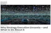 STRATEGY EXECUTION Why Strategy Execution Unravels—and …collierandcompany.com/.../2015/04/Strategy-Execution1.pdf · 2017-03-14 · STRATEGY EXECUTION Why Strategy Execution Unravels—and