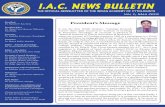 I.A.C. NEWS BULLETIN Newsletters/Newsletter/2019 Vol 1.pdfboosted by seniors & friends like Dr. Prakash Patil, Dr. Asitava Mondal & Dr. R.G.W. Pinto. Due to confidence shown by my
