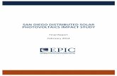 San Diego Distributed Solar PV Impact Study - EPIC Report ...catcher.sandiego.edu/items/usdlaw/sd-distributed... · ContentsofReport’! 1. Overview!! 2. Achievement!of!Project!Goals!andObjectives!