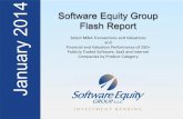 Software Equity Group January 2014 Flash Reportsandhill.com/wp-content/files_mf/seg_monthly_flash_report_january_… · Software Equity Group is an investment bank and M&A advisory