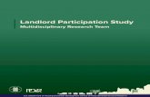 Landlord Participation Study - HUD User€¦ · decent, safe, and sanitary housing in the private market. The HCV program has the potential to increase housing options for low-income