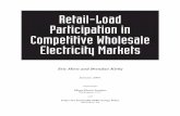 Retail-Load Participation in Competitive Wholesale ...Retail-Load Participation in Competitive Wholesale Electricity Markets 1 Chapter 1: INTRODUCTION Competitive electricity markets