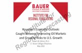 Houston’s Economic Outlook: Caught Between Improving Oil ......• Maybe 36,000 of the 2017 jobs were due to Hurricane Harvey. Jobs due to fundamental improvement in Houston are