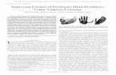 IEEE TRANSACTIONS ON ROBOTICS 1 Improving Control of ...publications.idiap.ch/downloads/papers/2012/... · IEEE TRANSACTIONS ON ROBOTICS 1 Improving Control of Dexterous Hand Prostheses
