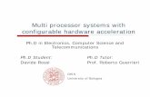 Multi processor systems with configurable hardware ... · Streaming applications with regular computation patterns Programming: NML (Natural Mapping Language) DREAM Medium grain computation