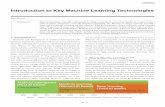 Introduction to Key Machine Learning Technologies · Introduction to Key Machine Learning Technologies Ken Shioiri [Summary] Machine learning, typically represented by Deep Learning,