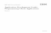 Programming Client Applications - Fachhochschule Stralsunddblabor.fh-stralsund.de/skripte/Programming Client Applications.pdf · Programming Client Applications Version 8 SC09-4826-00.