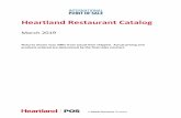 Heartland Restaurant Catalog - International Point of Sale · Heartland Restaurant Catalog March 2019 Pictures shown may differ from actual item shipped. Actual pricing and products