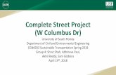 Complete Street Project (W Columbus Dr) - CUTR · Solid Waste Management (For 2040) Automatic Collection, Transportation and Segregation System The waste is thrown into a disposal