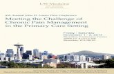 6th Annual John D. Loeser Pain Conference Meeting the ... · 6th Annual John D. Loeser Pain Conference Meeting the Challenge of Chronic Pain Management !"#$%&#’(!)*(+#,*(&#-&.!"