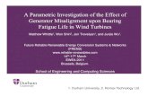 A Parametric Investigation of the Effect of Generator ... · A Parametric Investigation of the Effect of Generator Misalignment upon Bearing Fatigue Life in Wind Turbines Matthew