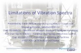 Limitations of Vibration Spectraexicon.website/uploads/editor/omaintec2019... · •Vibration spectra are in common use in many vibration monitoring & analysis programs –The raw
