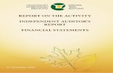 REPORT ON THE ACTIVITY INDEPENDENT AUDITOR’S REPORT ...€¦ · REPORT ON THE ACTIVITY INDEPENDENT AUDITOR’S REPORT FINANCIAL STATEMENTS 31 December 2018 1574 Sofia, Bulgaria
