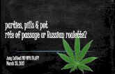 parties, pills & pot Rite of passage or Russian Roulette? · Children