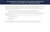BUSINESS PROCESS RE -ENGINEERING and CULTURE OF EXCELLENCE · Business Process Re-engineering . The Mines community has spent the last two years evaluating and streamlining many of