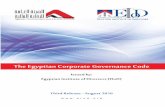 ˜e Egyptian Corporate Governance Code · • 1.1 “e Egyptian Corporate Governance Code • 1.2 “e Role of the State, Legislative and Regulatory Entities ... kinds of companies