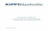 Grade 3 math Practice workbook - kippnashville.org€¦ · KIPP Nashville 3rd Grade Elementary Math . 2 Practice Practice Workbooks Elementary Math – Grade 3 Contents Practice Workbook