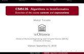 CSI5126. Algorithms in bioinformatics - subtitleturcotte/teaching/csi-5126/lectures/...Graeme Mitchinson (1998). Biological sequence analysis. Probabilistic models of proteins and