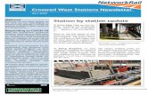 Crossrail West Stations newsletter April 2020...Crossrail West Stations Newsletter April kmk At West Ealing we completed the installation of the canopy col-umns on platform . The retain-ing