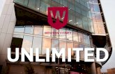UNLIMITED - Home | Western Sydney University...2 Western Sydney University WESTERN SYDNEY UNIVERSITY At Western, we believe in a world of unlimited opportunity, where the potential