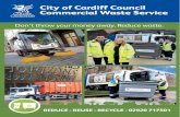 1)Introduction - Cardiff Council Commercial Waste Services€¦ · At Cardiff Council we can provide the following services at competitive rates, quickly and efﬁciently. Speak to
