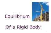 Chapter 5 - Equilibrium of a Rigid Body€¦ · Equilibrium problem should be solved by draw the appropriate F.B.D. 2. If a support prevents translation in a direction, then it exerts