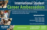 For All GW international students: Peer-to peer …...2018/02/08  · For All GW international students: Peer-to peer career advising, including resume and cover letter critiques Spring