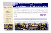 January Newsletterhighschool.wcsd.org/UserFiles/Servers/Server_473088/File/Newslette… · Mrs. Landers will be sending letters home to schedule our junior parent meetings to plan