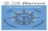 Vol. 53, No 1 2020 THE FOUR FRONTIERS · Harvest / 2 National CLC-USA Office 3601 Lindell Blvd., St. Louis, MO 63108 Items can be faxed to: 314-633-4400. (Be sure to indicate that