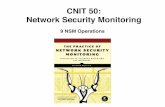 CNIT 50: Network Security Monitoring · vulnerability management. Detection and Response. Collection, Analysis, Escalation, and Resolution. ... • Like a mutex in memory or an artifact